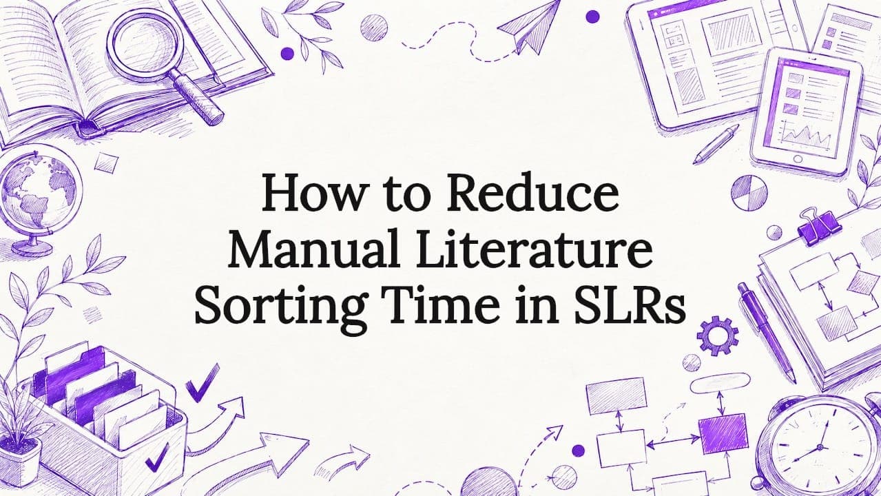 How to Reduce Manual Literature Sorting Time in SLRs