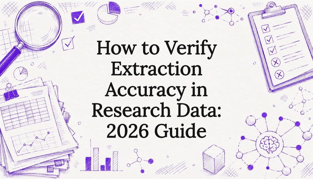 How to Verify Extraction Accuracy in Research Data: 2026 Guide