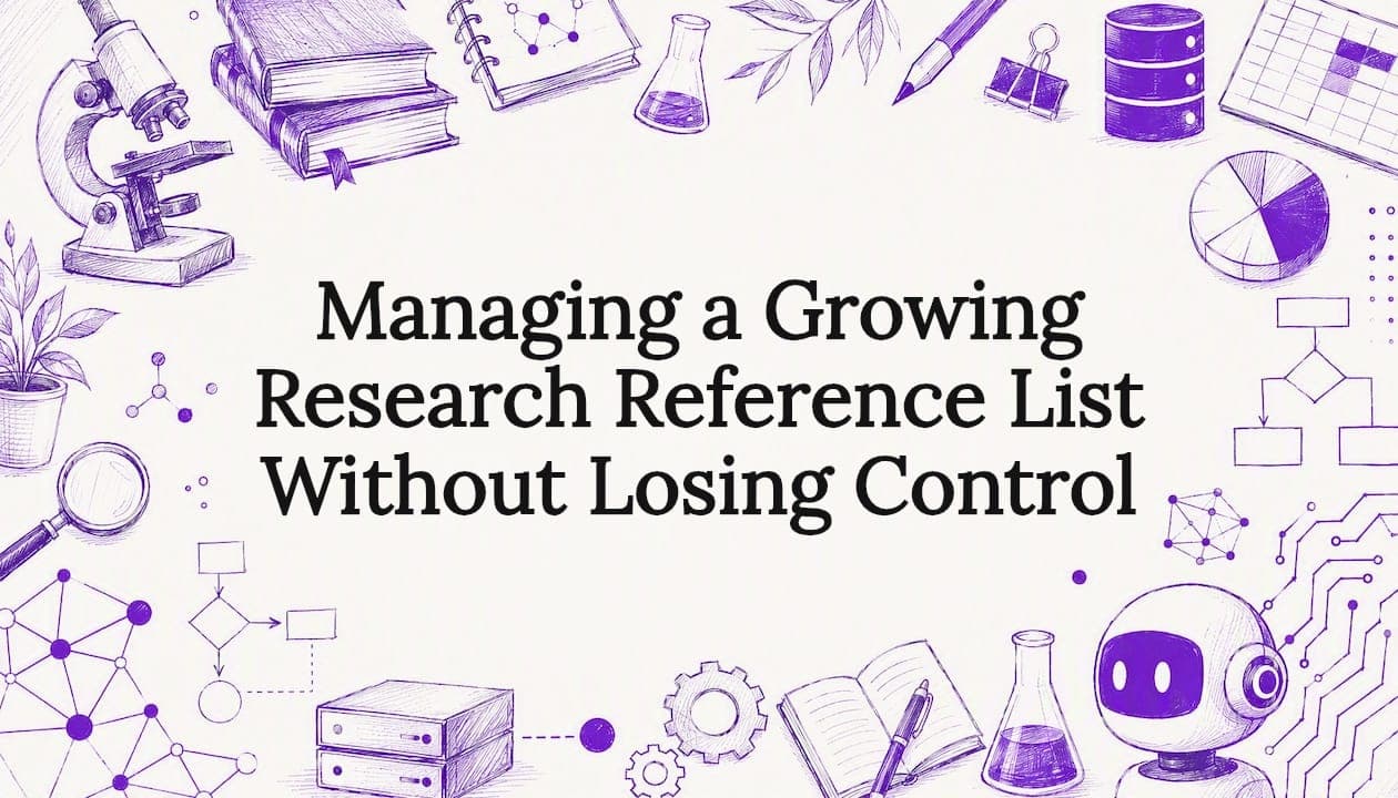 Managing a Growing Research Reference List Without Losing Control