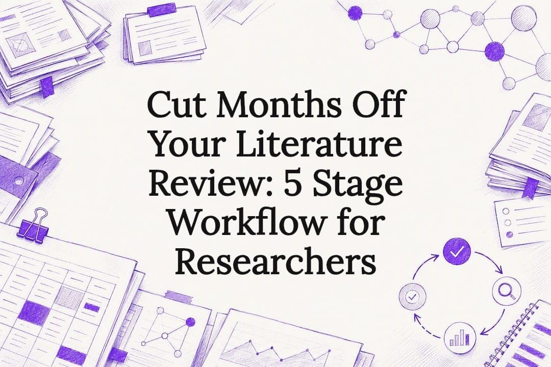 Cut Months Off Your Literature Review: 5 Stage Workflow for Researchers