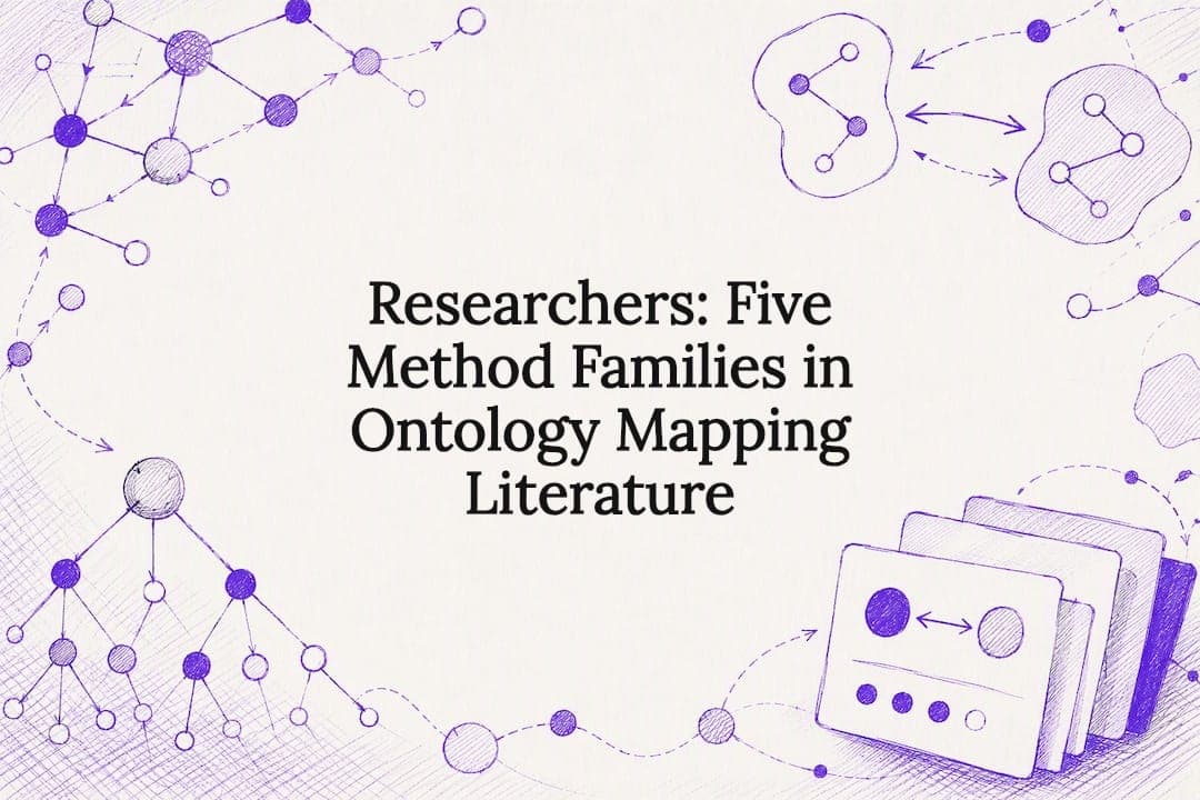 Researchers: Five Method Families in Ontology Mapping Literature